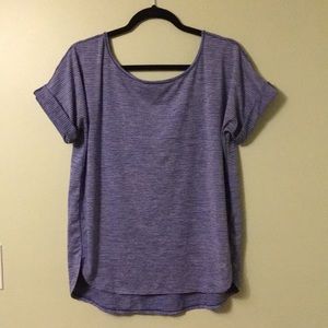 Blue Striped GapFit Top